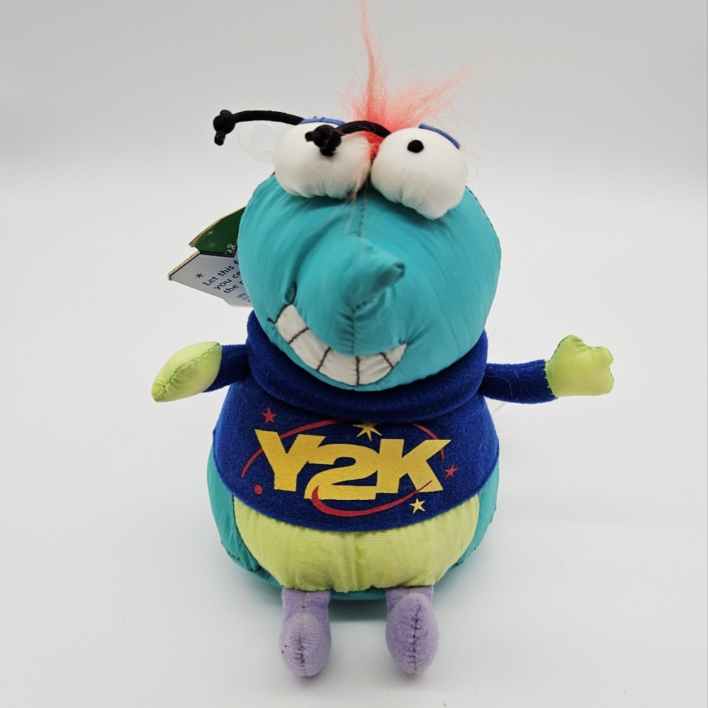 HALLMARK | vintage Crash the Y2K bug bean bag plush